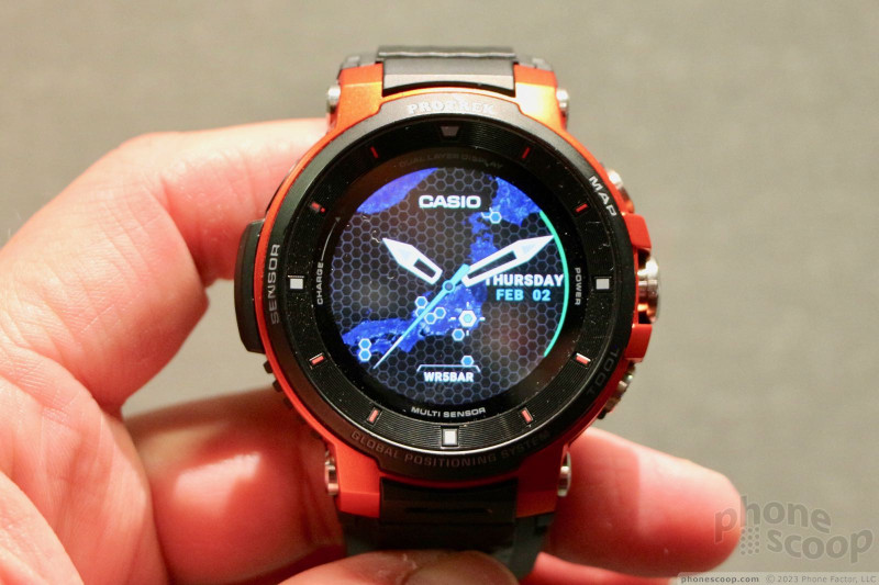 Hands On with the Casio ProTrek WSD-F30 Smartwatch (Phone Scoop)