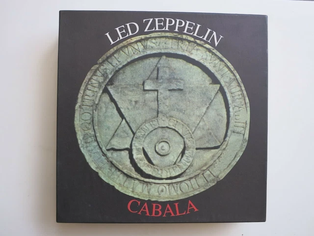 LED ZEPPELIN - Cabala Box set - VHS 8cds Booklet - 1984 - RARE