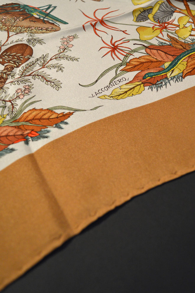 1960'S グッチ ヴィンテージスカーフ Gucci Autumn V.Accornero 大判