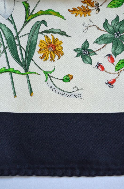 1970'S ヴィンテージグッチ スカーフ ヴィットリオ・アッコルネロ