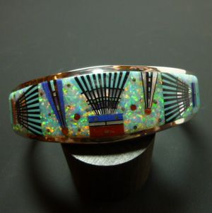 SALE ナバホ Ervin・P・Tsosie アーヴィン・トッシー インレイワーク