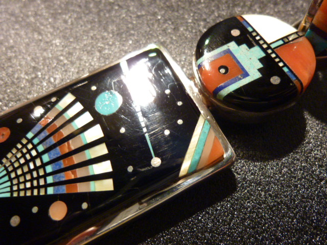 ナバホ Ervin・P・Tsosie アーヴィン・トッシー インレイワーク