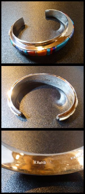 ナバホ Harold・Smith ハロルド・スミス インレイ マルチカラー