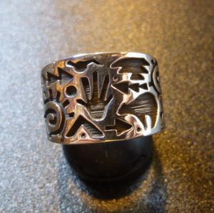 希少】NAVAJOナバホ KEE YAZZIE キーヤジー バングル