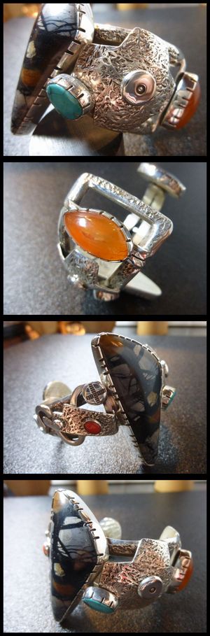 ナバホ Vernon・Begaye ヴァーノン・ビゲイ スタンプワーク マルチ