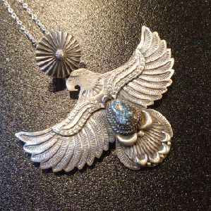 ナバホ Delbert・Gordon デルバート・ゴードン コンチョアップリケ