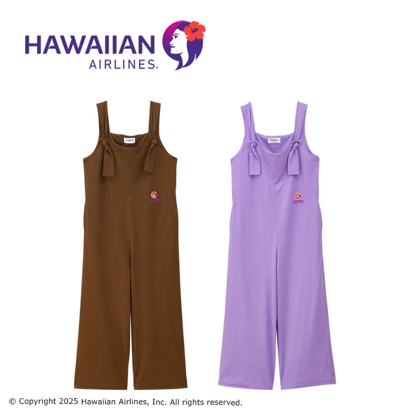 HAWAIIAN AIRLINES ハワイアン航空 サロペット(ブラウン): 通常