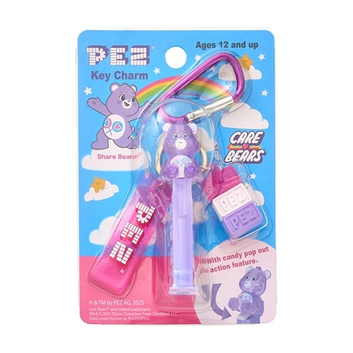 Care Bears ケアベア PEZ ペッツ クリアキーリング(チアベア): 通常