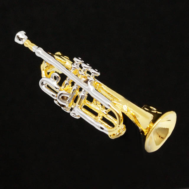 マエストロブローチ トランペット ☆ 音楽雑貨・アクセサリー専門店