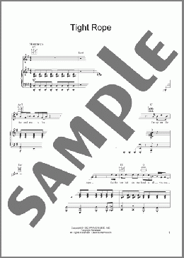 楽譜一覧】タイトロープ - ヤマハ「ぷりんと楽譜」