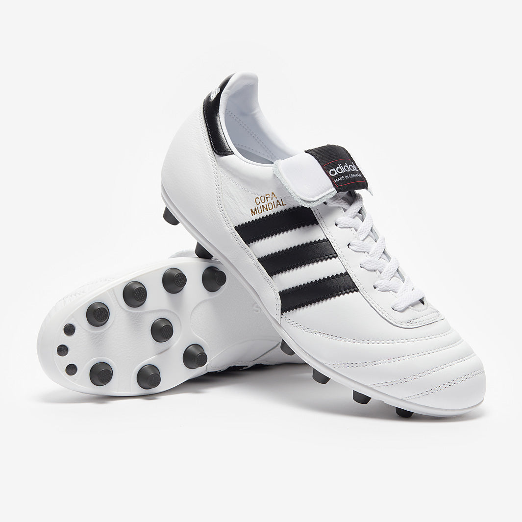 adidas Copa Mundial Firm Ground - White/Black - Adult Boots