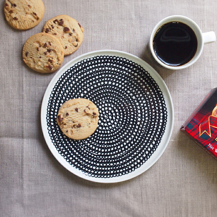 マリメッコ プレート 20cm シイルトラプータルハ チャコールグレー