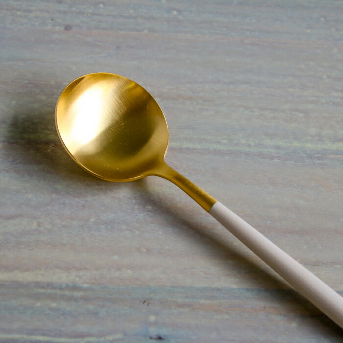 正規品】クチポール ゴア・アイボリー ゴールド テーブルスプーン