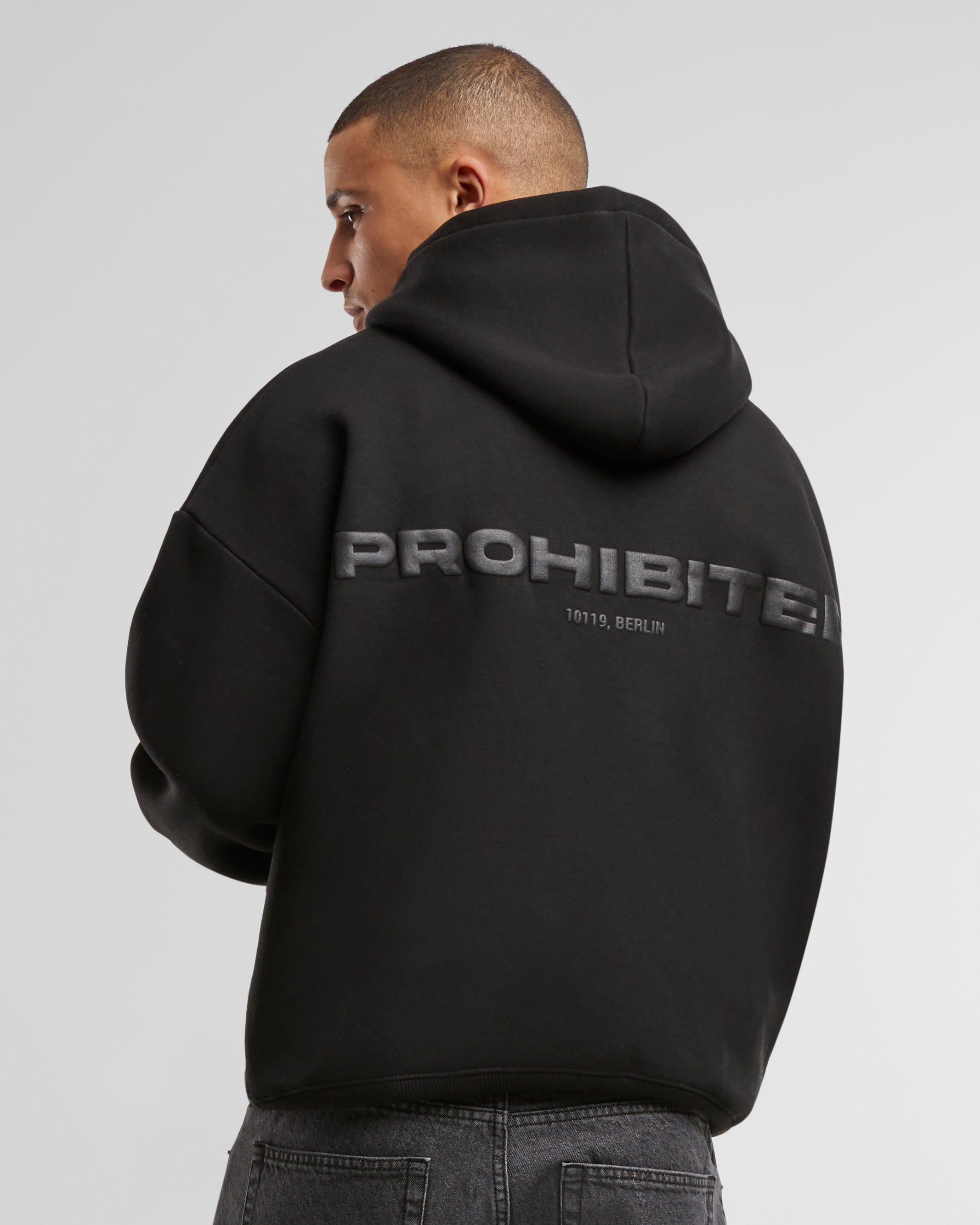 10119 Hoodie Black – Prohibited