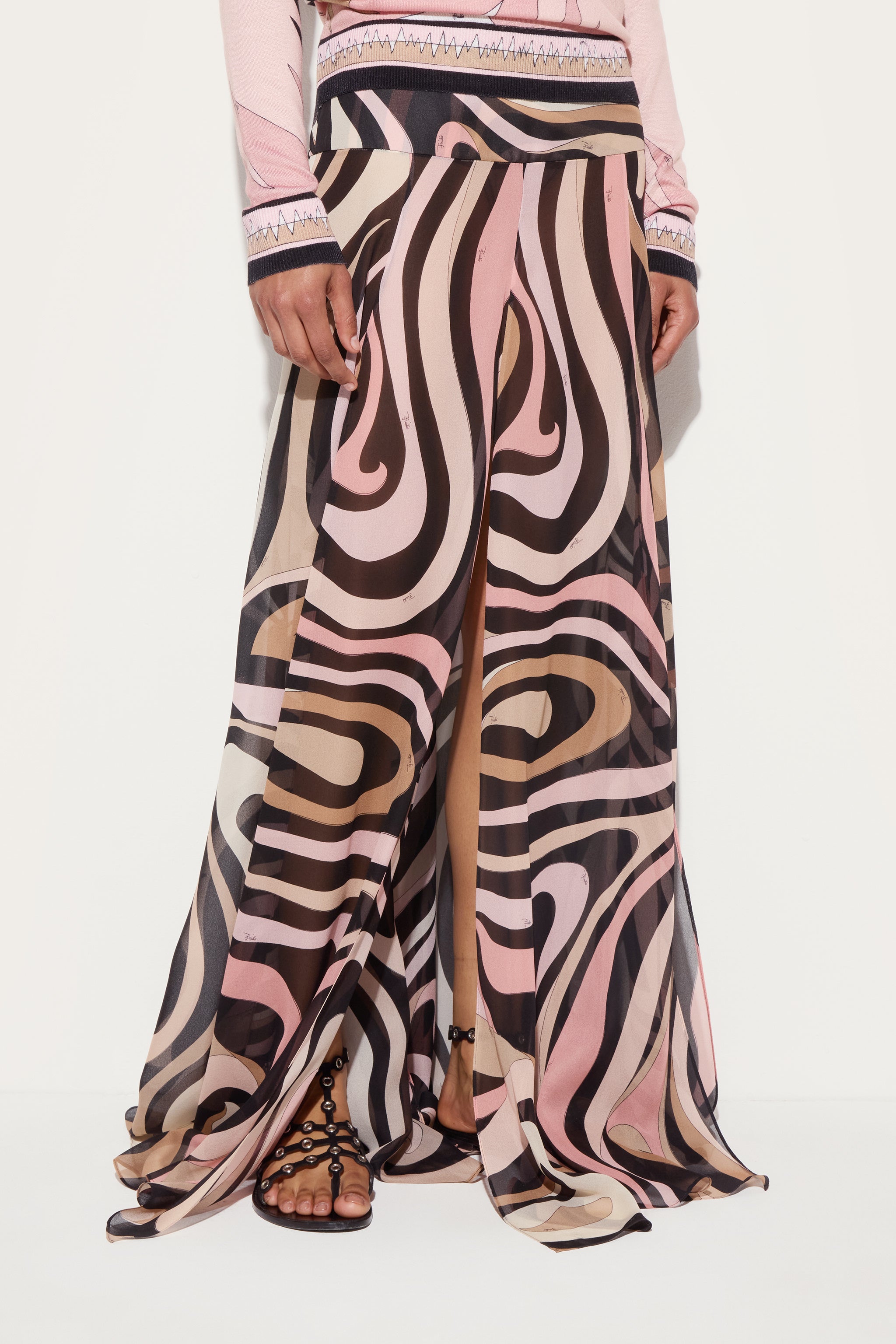 Marmo Print Silk Long Skirt – PUCCI Online Store