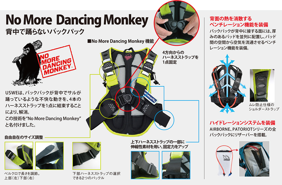 USWE（ユースウィー）AIRBORNE15 （エアボーン15） 送料無料