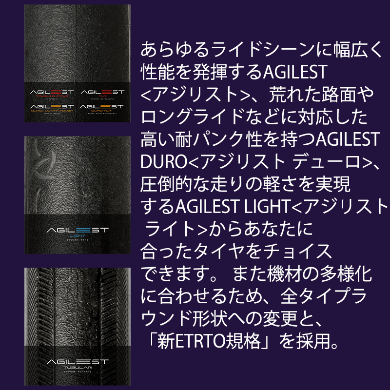 Panaracer（パナレーサー）【2本セット】AGILEST LIGHT TUBED（アジ