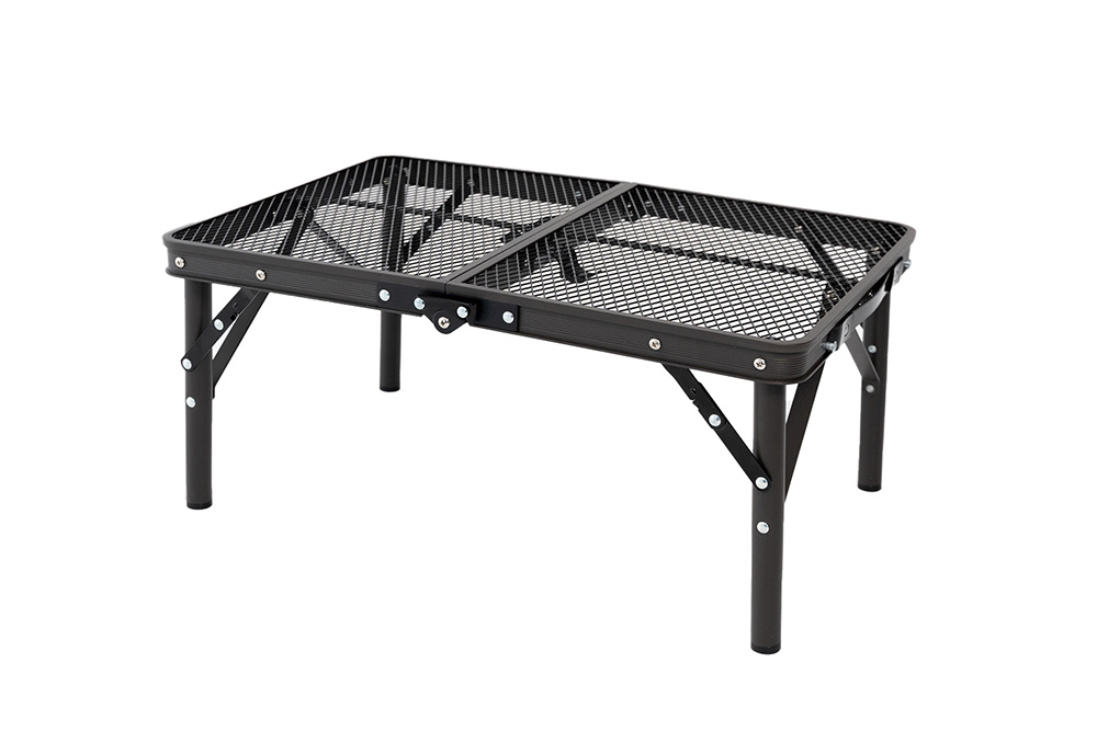 メッシュトップテーブル 6040 ダークブラウン｜TABLE｜Qualz[クオルツ]