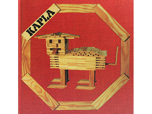 木のおもちゃ カルテット / カプラデザインブック・赤(中級)|カプラ