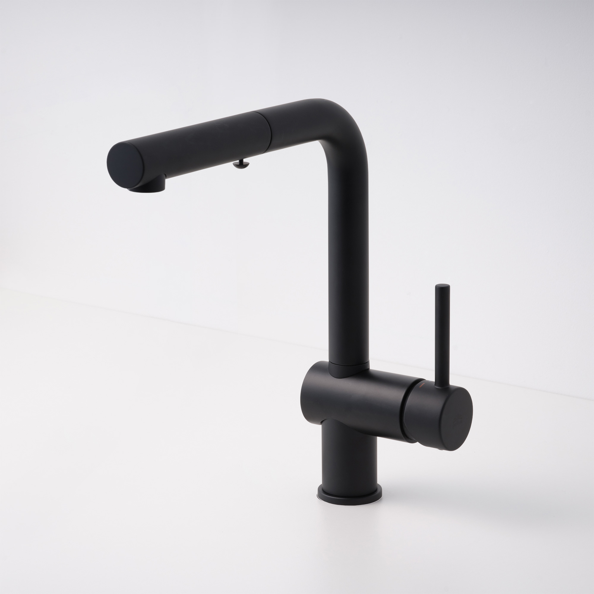 ハンドホース水栓 アングル混合栓 シャワー切替 ブラック | KB-TP006