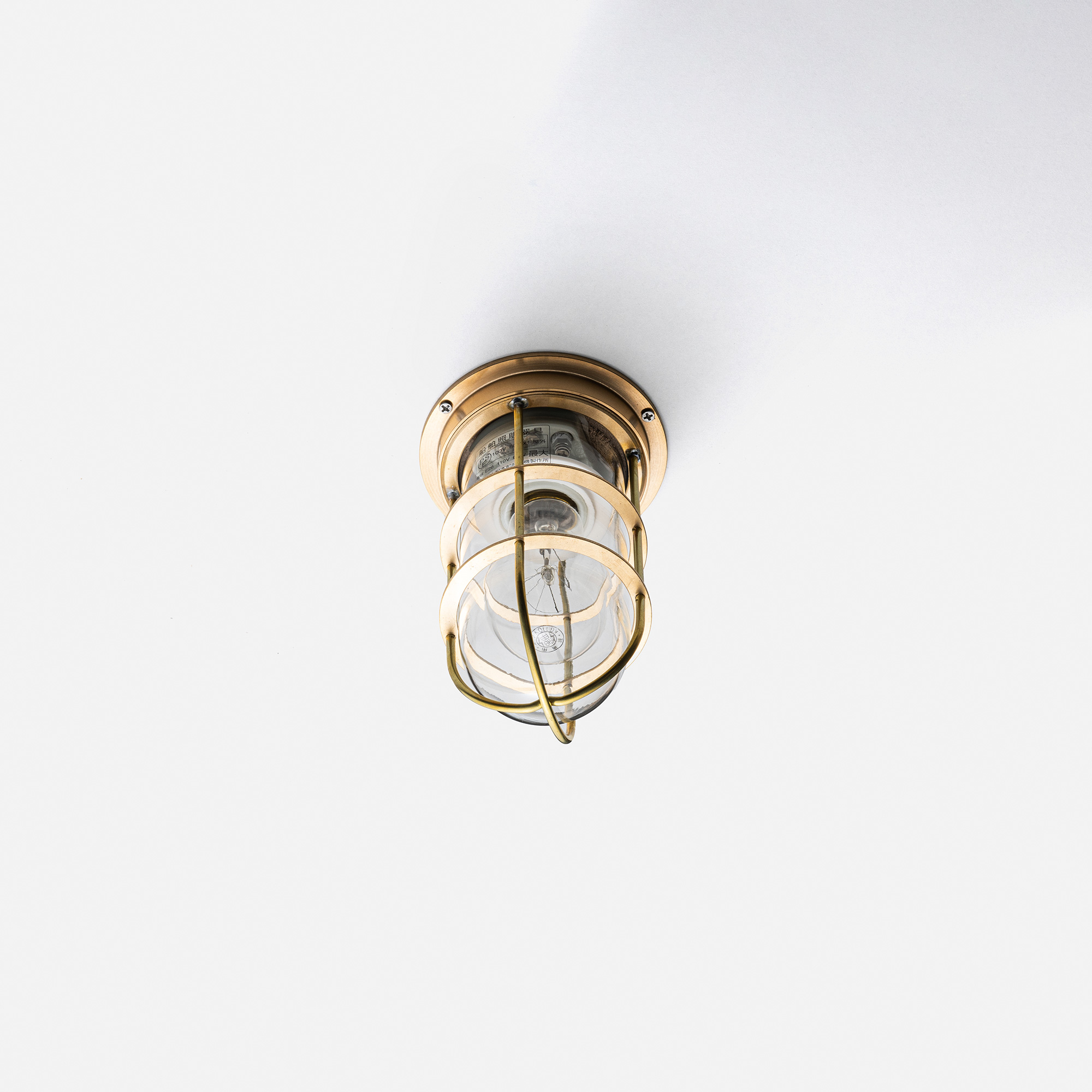 マリンデッキライト ゴールド（大） | LT-BR002-01-G141 | 直付