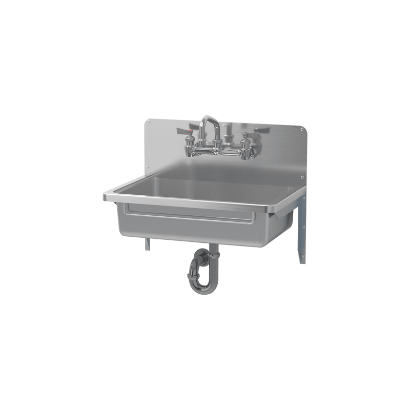 スクールシンク 壁付け水栓用 片デッキタイプ | KB-PR015-03-G239