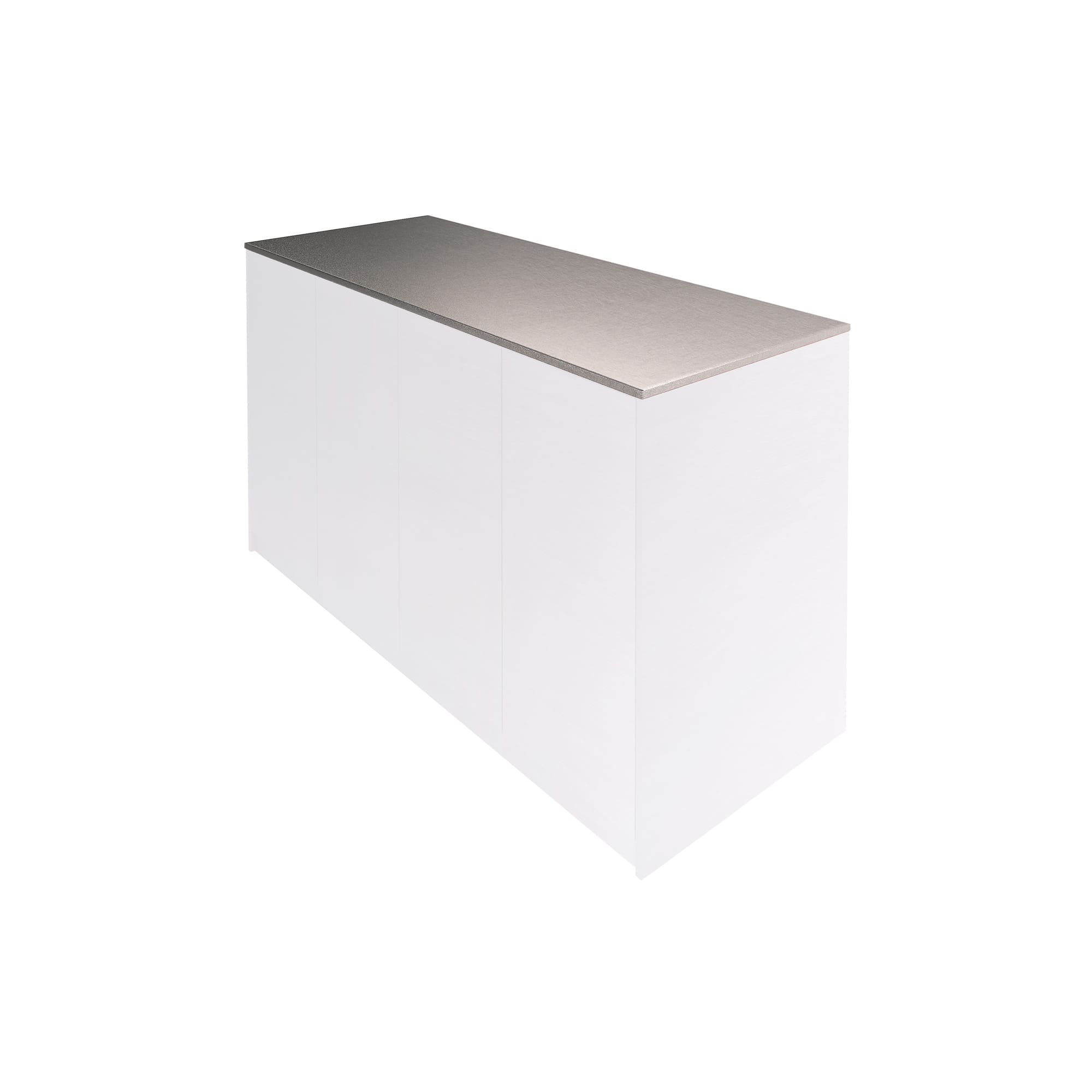 木製キッチンカウンター ステンレス天板 | KB-KC023-09-G183