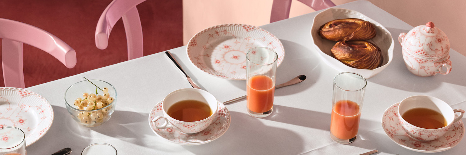 CORAL FLUTED HALF LACE|ロイヤル コペンハーゲン 公式オンラインストア