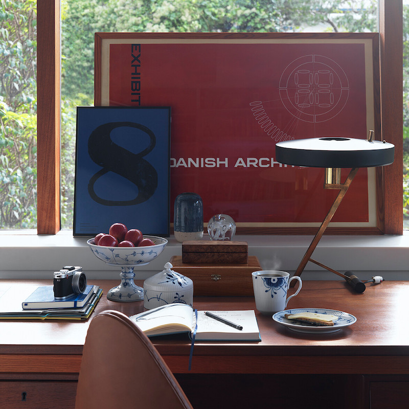 ブルーフルーテッド プレイン コンポート|ロイヤル コペンハーゲン