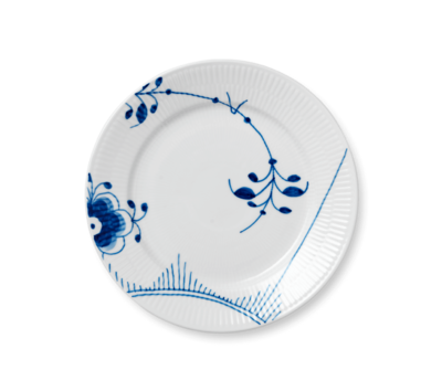 ブルーフルーテッド メガ プレート 22cm|ロイヤル コペンハーゲン 公式