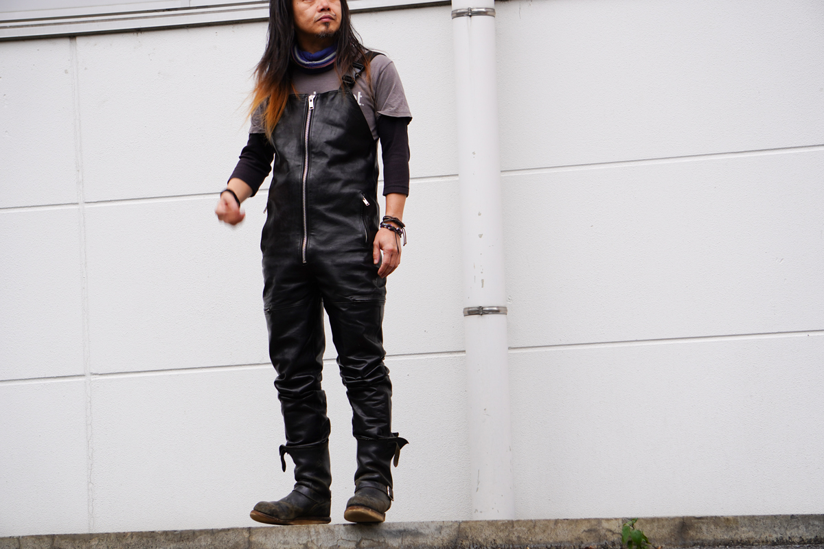 LEATHER OVER ALL | BOTTOMS | オンラインショッピング | ROARS