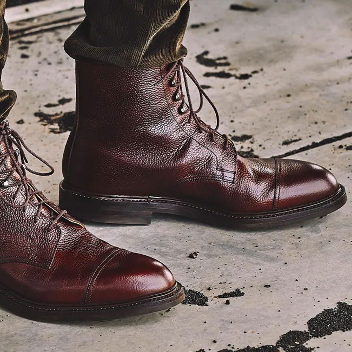 クロケット＆ジョーンズ コニストン ダークブラウン ラフアウト