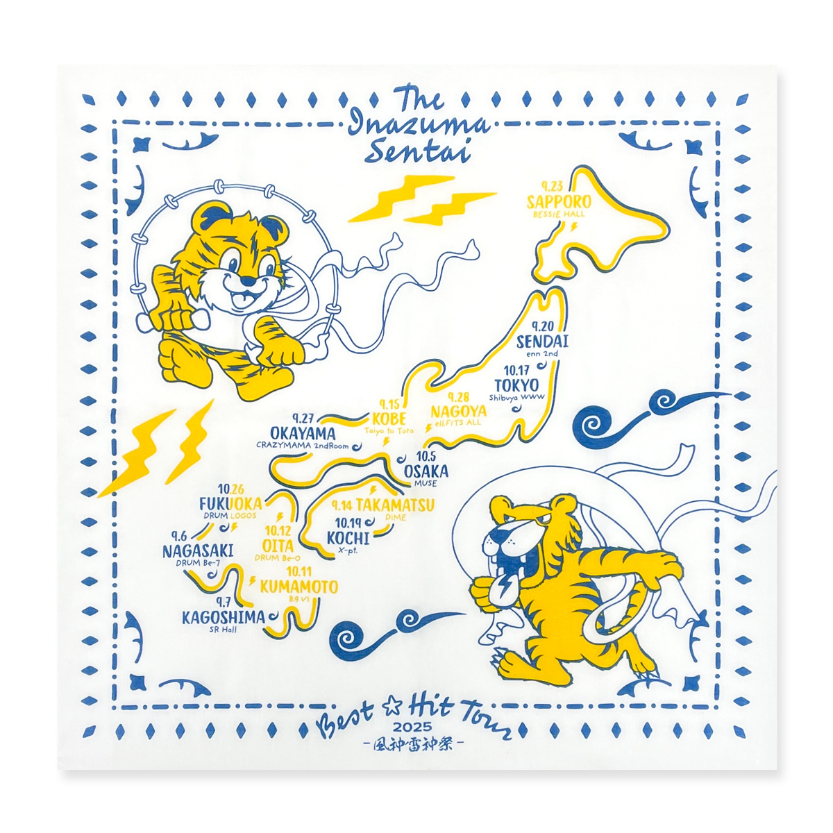 風神雷神バンダナ | ソニーミュージック公式オンラインショップ