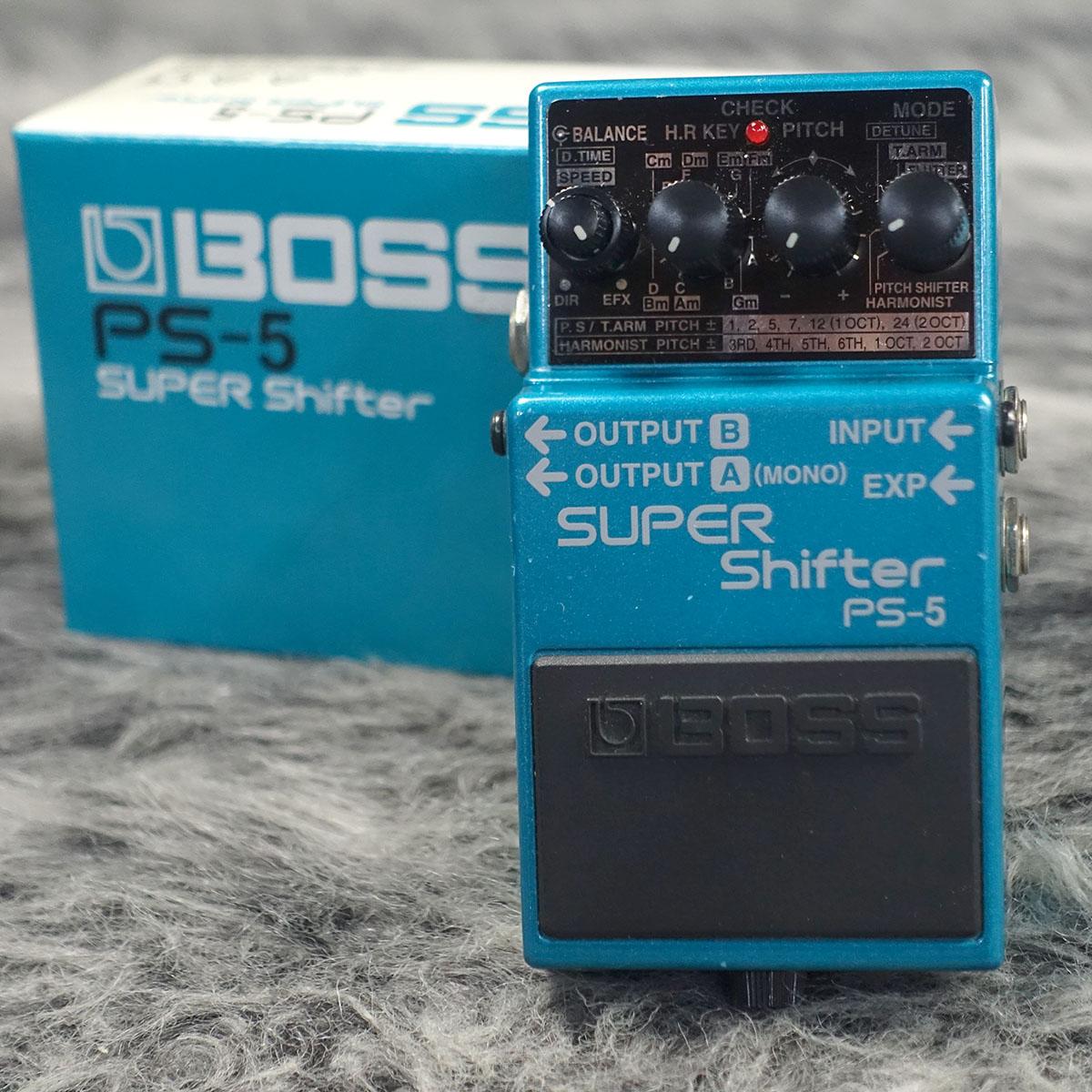 ボーズ　BOSSスーパーシフター　PS-5　ギターピッチシフター　▲未確認 PS-5 SUPER Shifter（スーパーシフター） │ BOSSマニア共和国