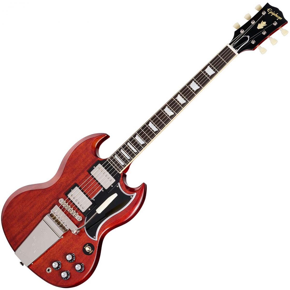 Epiphone 1964 SG Standard Reissue With Maestro Vibrola Cherry Red
