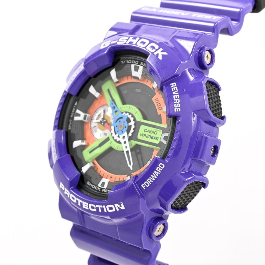 G-SHOCK エヴァンゲリオン | GA-110EV-6AJR | ステンレス | 中古A品