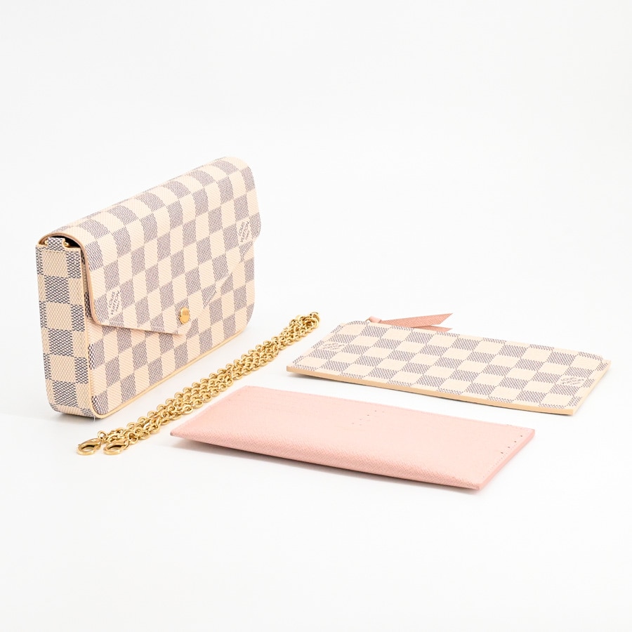 ポシェットフェリシー(約W21xH12xD3cm(実寸) ローズバレリーヌ