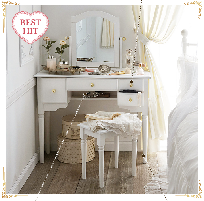 レディの憧れ♥Princess Dresser｜かわいい姫系インテリア家具・雑貨の