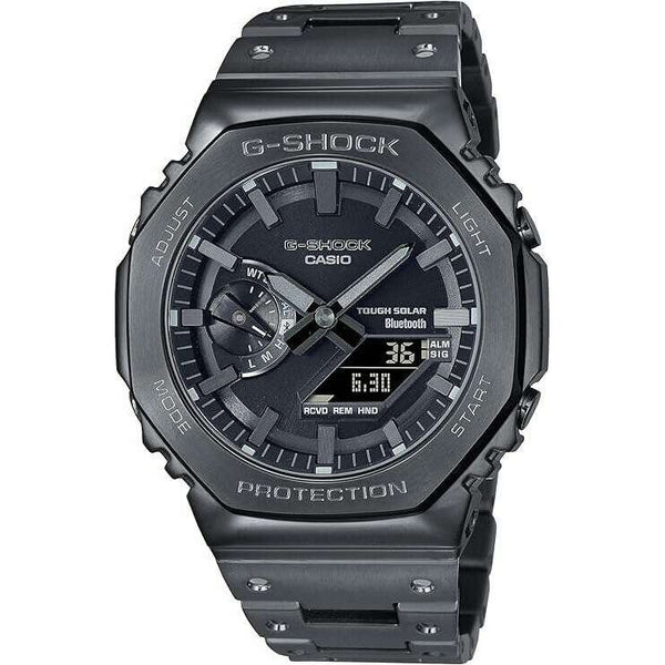 CASIO G-SHOCK BLUETOOTH FULL METAL SOLAR ALL BLACK MEN WATCH GM