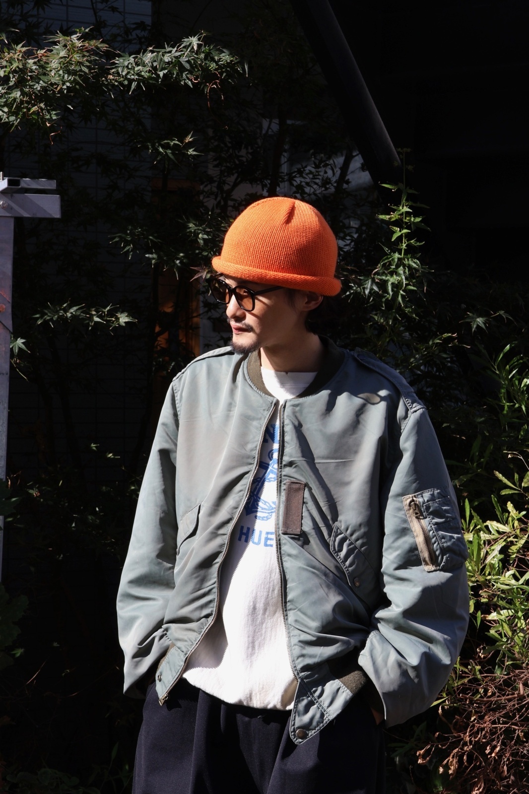 BOW WOW L-2Bフライトジャケットをメインにスタイリング - ROOM ONLINE