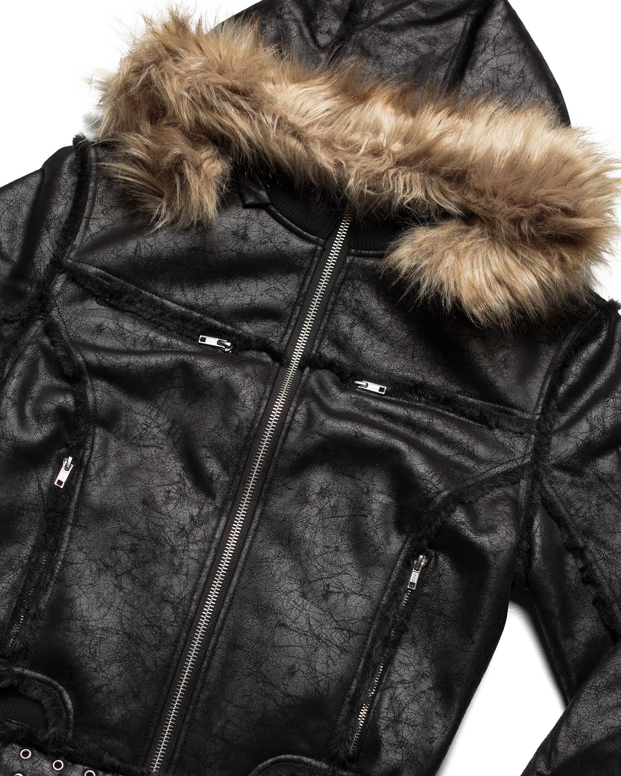 Black Sheepskin Jacket – Racer Worldwide