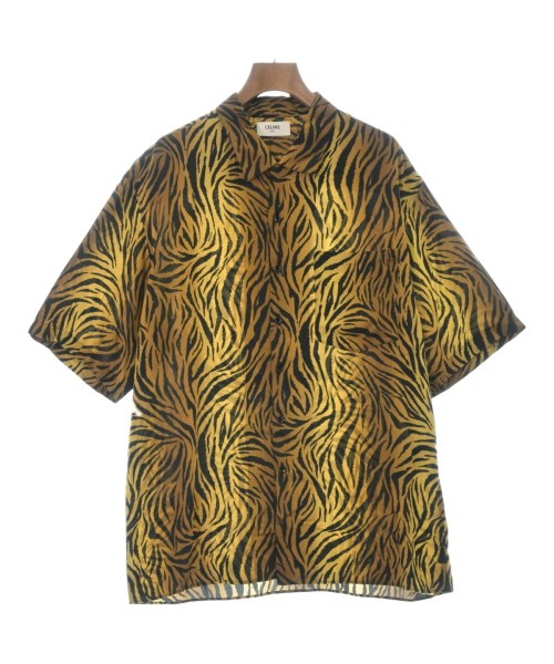 CELINE（セリーヌ）カジュアルシャツ 茶 サイズ:37(XS位) メンズ