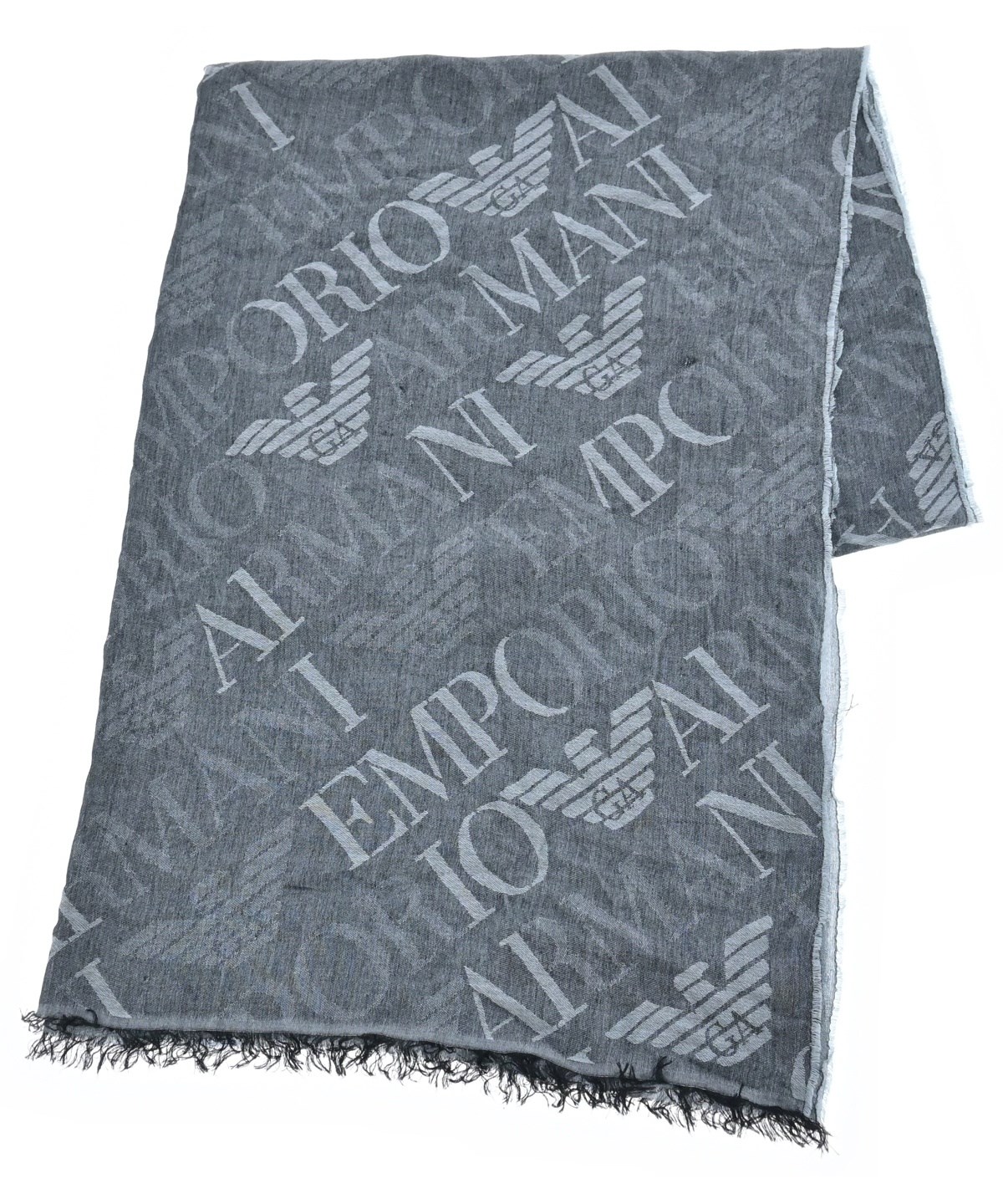 EMPORIO ARMANI（エンポリオアルマーニ）ストール 青 サイズ:- メンズ