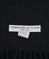 Johnstons of Elgin（ジョンストンズオブエルガン）マフラー 黒 サイズ