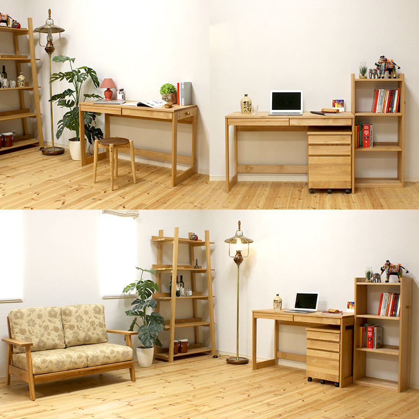 楽天市場】幅120cm 奥行50cm パソコンデスク シンプル ワークデスク