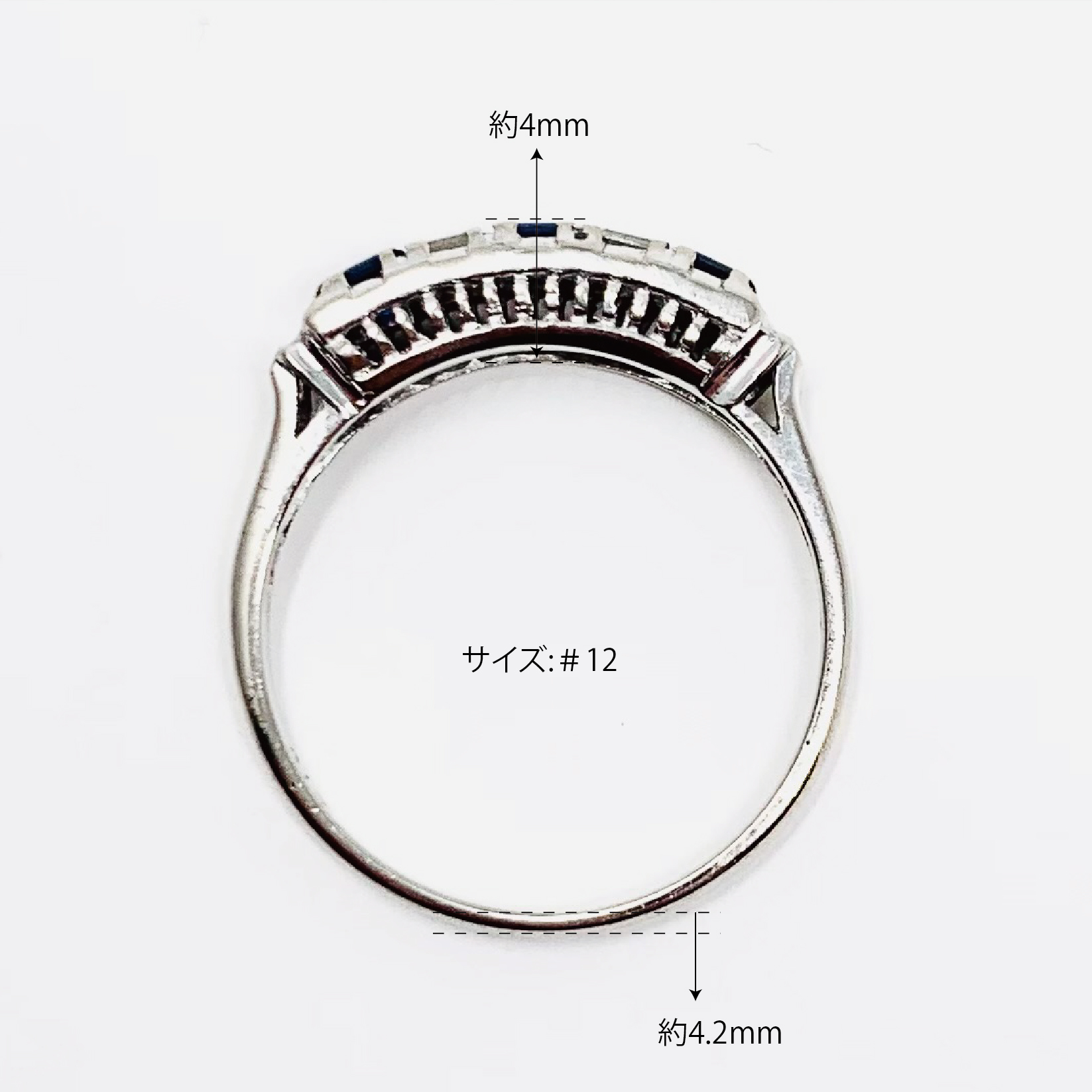 楽天市場】【新品仕上げ】K14WG 14金 K14ホワイトゴールド 合成