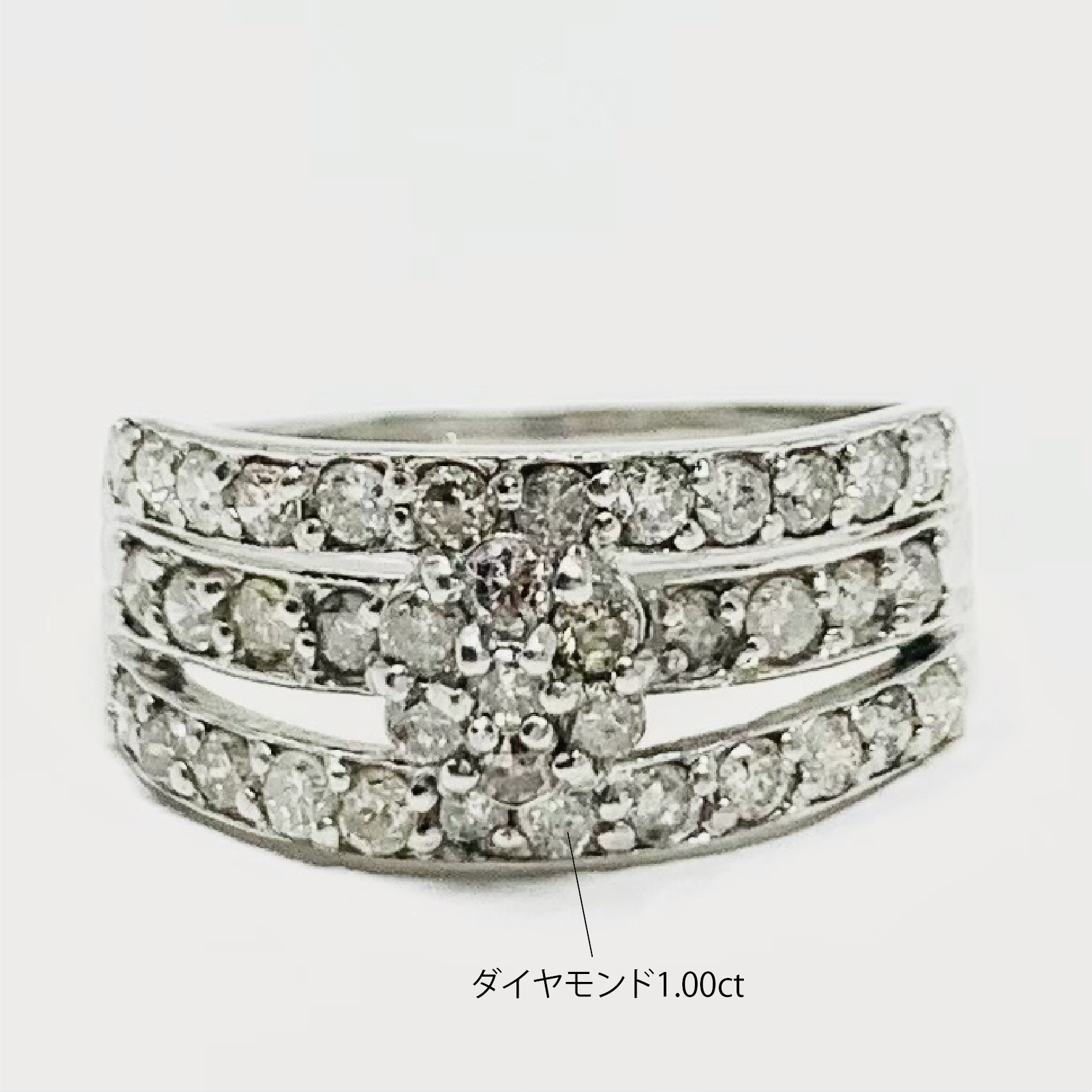 楽天市場】【新品仕上げ】Pt900 プラチナ ダイヤモンド 1.00ct リング