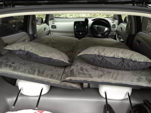 ニッサン NISSAN リーフ （車中泊専用マットレビュー） | 車中泊専門店