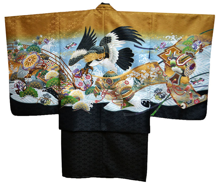 楽天市場】七五三 753 着物 男の子 袴 セット 5歳羽織袴 フルセット 鷹