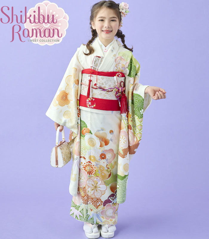 楽天市場】七五三 753 着物 7歳 女の子 着物フルセット 式部浪漫